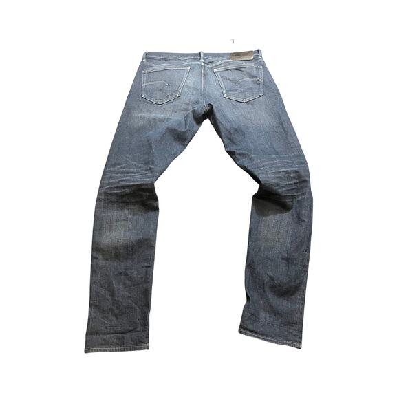 G-STAR RAW 3301 SLIM MEN'S JEANS BUTTON FLY BLUE PANTS 36 X 36 - Picture 7 of 12